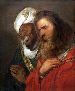 Jan lievens Saladin and Guy de Lusignan oil on canvas
